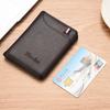 Men's fashion minimalist ultra-thin small wallet vertical personalized wallet student soft wallet