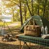 Double Zipper Insulated Lunch Bag Insulated Picnic Storage Bag Camping Tote Bag  Outdoor Travel