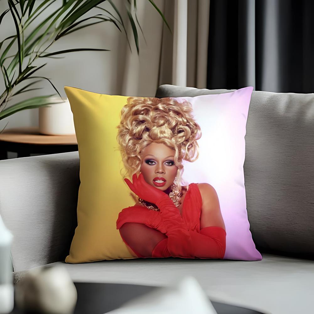 Hot RRrupauled Cushion Cover Antidustmite Pillowcase Invisible Zipper Silky Short Plush Sofa Cushion Cover