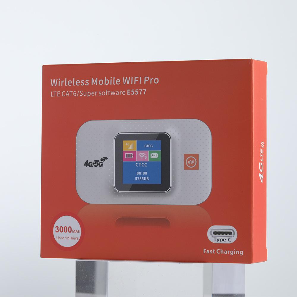 E5577 LTE Portable Car WiFi: Full Network Mobile Router with Wireless Card Insertion