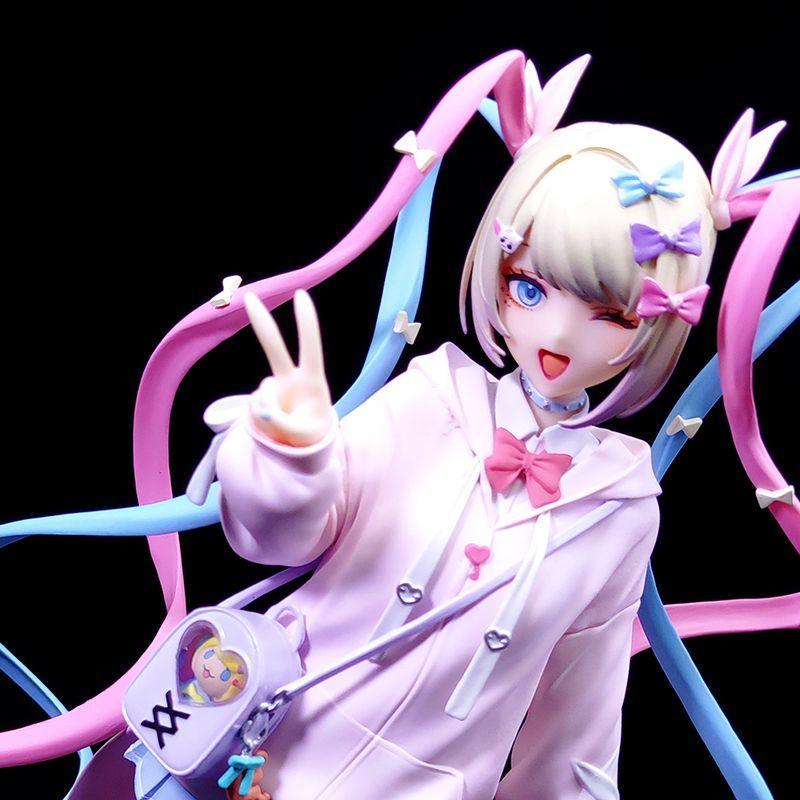 21cm Needy Girl Overload Ame-Chan Spielfiguren Spiel Gk Statue Cartoon Mädchen Modelle Sammlerstücke Spielzeug Niedliche Ornament Puppe Jungen Geschenk