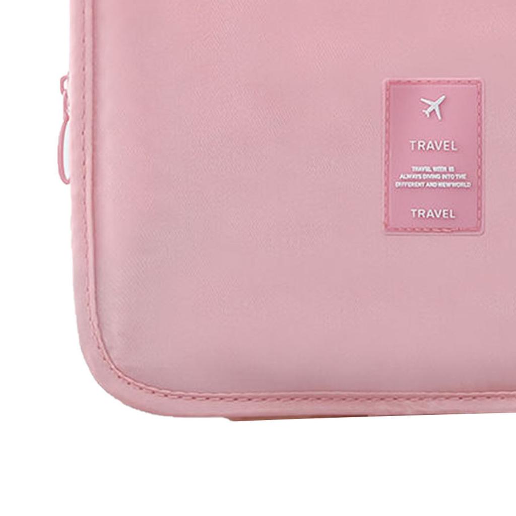 Cosmetic Bag Small Portable Makeup Bag Zippered High Capacity Toiletry Bag Travel Washing Bag