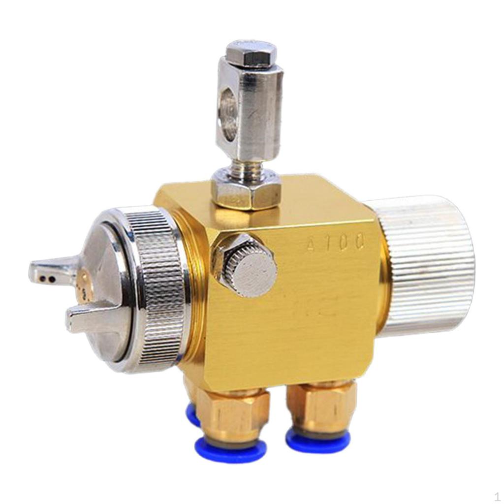 Automatic Nozzle Spray Tool Mini Pressure Feed Sprayer Heavy Duty Metal Paint Atomizer
