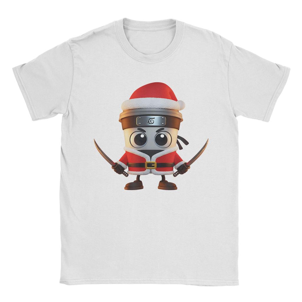 Men's T-Shirt Capuccino Assasino Italian Brainrot Xmas Santa Christmas  T-Shirts Harajuku  Summer Tees Streetwear Loose Clothes