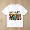 Roblox TShirt Boys Girls Short Sleeve Casual Tee Breathable Soft Cotton Top Game Fans Clothing for Daily Play Birthday Party