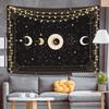 Shiny Flower Moon Phase Moon Wall Nordic Fabric Constellation Large Wall Stylish Room or Window Living Unique Gift Tapestry, Hanging, Poster, Decor,