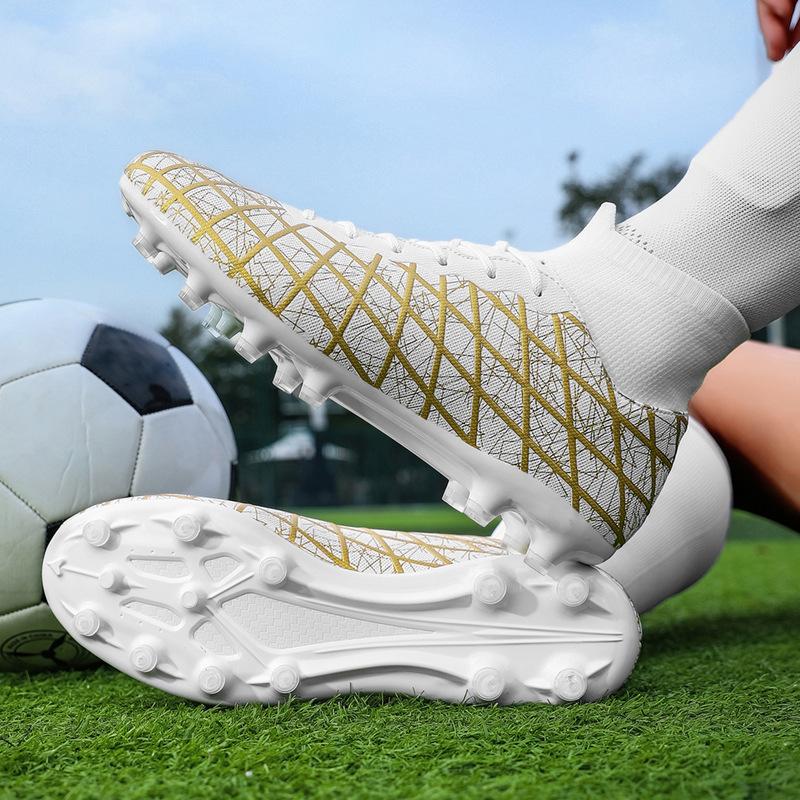 High-top football shoes 2025 men's and women's adult children's competition training shoes TF broken nails AG long nails short nails sneakers