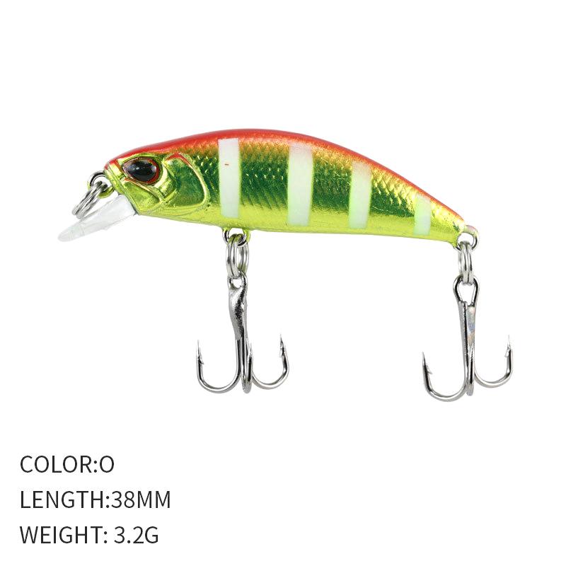 38Mm 3.2G Mini Sinking Minnow Fishing Lures Jerkbaits Peche Artificial Bait Wobbler Lure For Trout Bass Carp Fishing