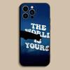 World Is Yours S-Scarfaces Phone Case Silicone Black Soft For iPhone 17,16,15,14,13,12,11,Pro,Max,Plus,E,SE4,Air,Mini