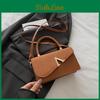 Fashionable Pu Womens Square Shoulder Bag With V Letter Decoration For Everyday