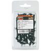 TRUSCO Hex Socket Flat Head Black Full M4 x Pack of Bolts, Dyed, Thread, 15, 60, B73-0415