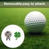 Metal Golfs Markers, Assorted Pattern Metal Hat Clip Set with Golfs Markers