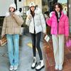 2025 Women's Winter New Korean Edition Hooded Down Padded Jacket Large Fur Collar Loose Slimming Bread Jacket Warm Jacket