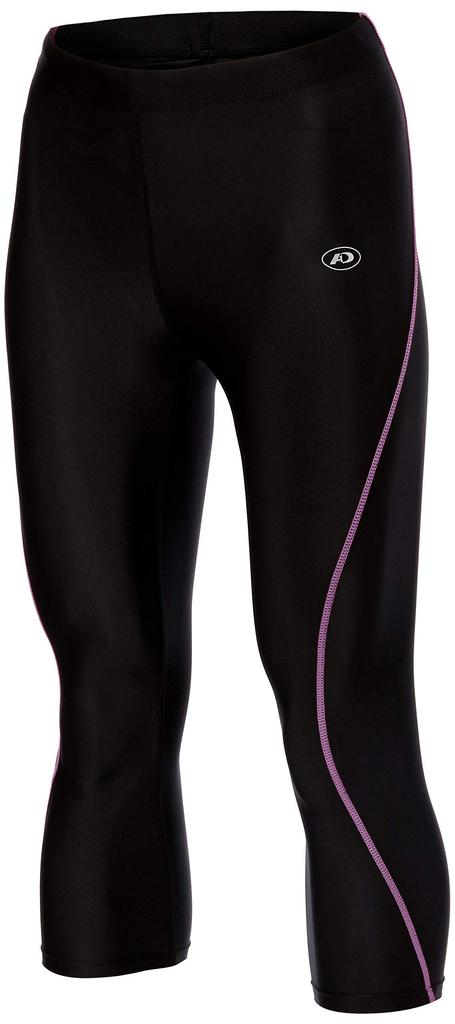 Compression Inner Fitness Yoga Quarter Black x Size LL A.D.ONE Women's Pants, Leggings, Pants, Pants, Wear, Pants, ADC-121LP, Purple,