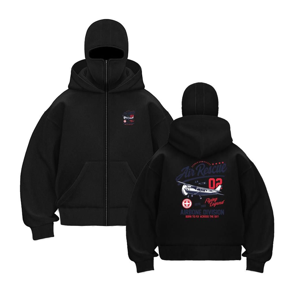 Flying Adventure Number 89 Print Men Zipper Hoody Hoodies Casual Fleece Hoodie Fashion Hip Hop Streetwear Loose Man Pullovers