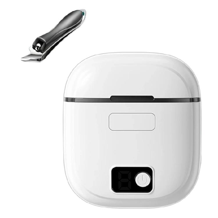 

Advanced Electric Nail Set For Professional Grooming Features Automatic Trimmer LED Light Storage Case Cuticle Tool белый