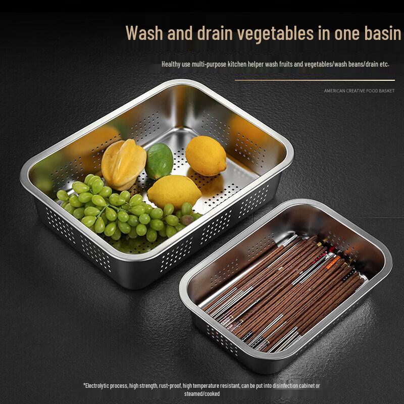 304 Stainless Steel Rectangular Drain Basin