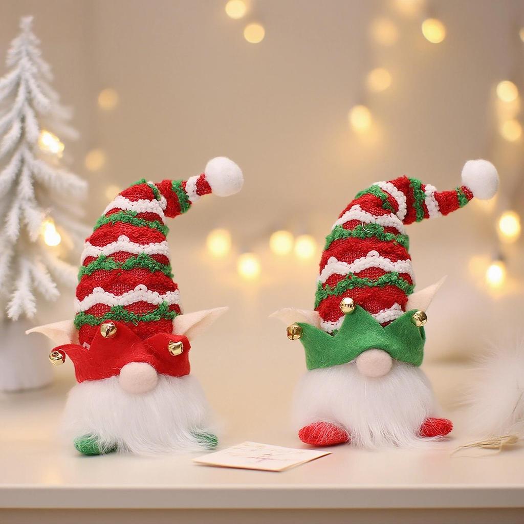 Týdenní vánoční svítící elfí panenka přívěsek figurka