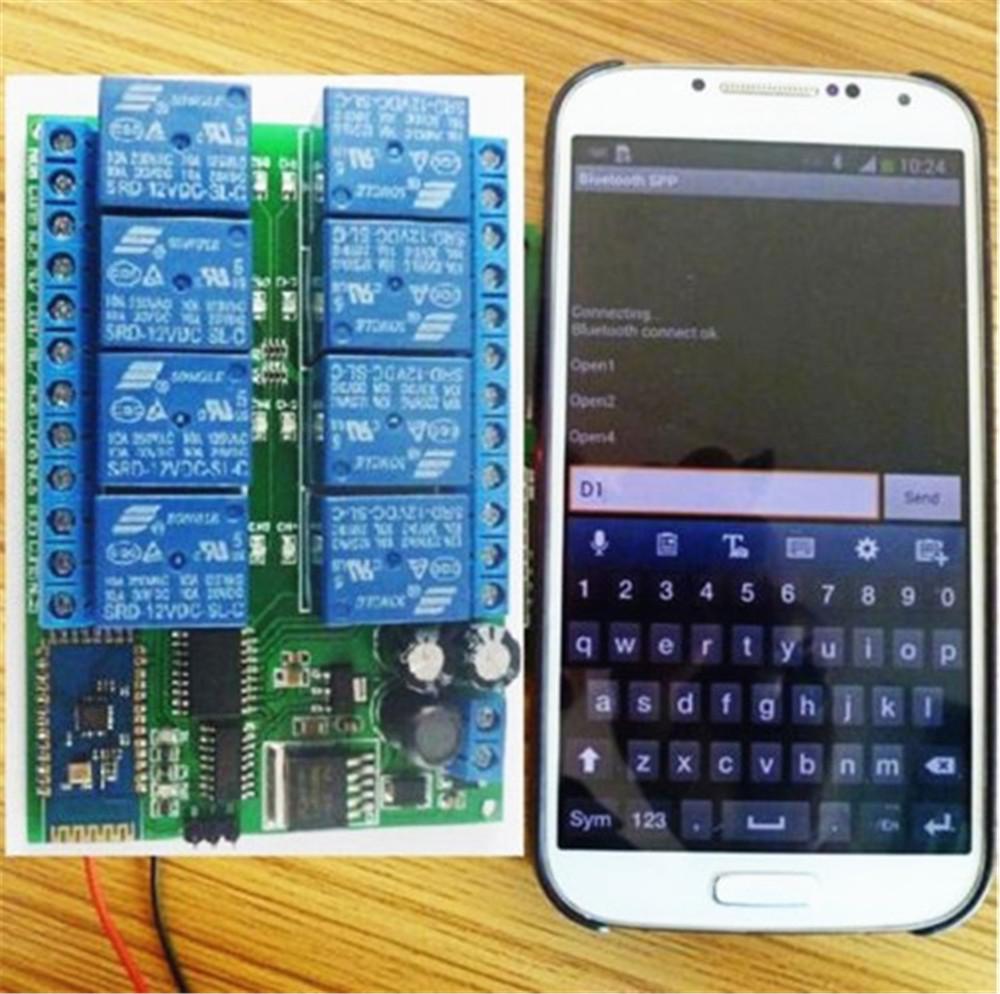 Handy 4 way relay Board 12v DC operation