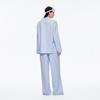 Customized pajamas women's spring and autumn high-end grinding loose casual long-sleeved suit trousers loungewear