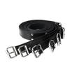 7Pcs Pu Leather Black Sexual Bandage Set Rope Straps Bondage Restraints Belt Body Belt Adult Game Sex Toys