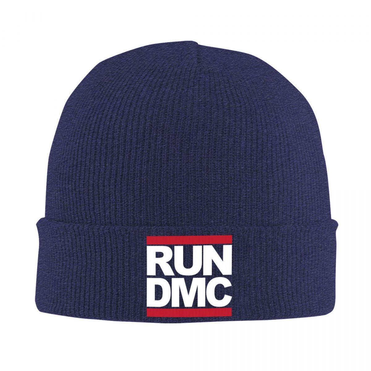 

Run DMC Logo Hat Autumn Winter Beanie Ski Caps Unisex Acrylic Knitted Caps