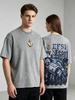 Maglietta Unisex Cotone Oversize Taglia L Providance Mobile Suit Gundam Vintage Lavata T-Shirt