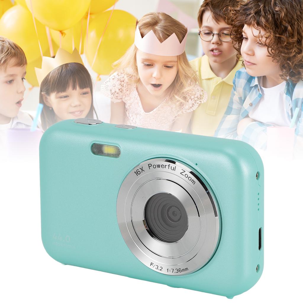 Digital Camera 1080P 2.4 Inch 44MP 16X Zoom Multifunctional Compact Travel Video Camera