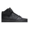 Nike Air Force 1 Mid LE Grade School 'Triple Black' (Unisex) Black / Black / Black Kids' Skateboarding Shoes DH2933 001