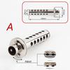 Universal 51MM Motorcycle Exhaust Stainless Rotate Valve Type DB Killer Insert Baffle Optional 48MM Size Compatible Muffler