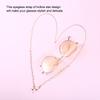 Fashionable Simple Eyeglasses Cord Star Alloy Anti-Slip Strap Rope Glasses Chain Decoration