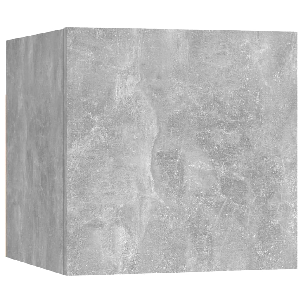 Nightstands 2 pcs Concrete Grey 30.5 x 30 x 30 cm Particleboard