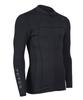Jeteseu Men'S Air Cushion All Black Slim Fit Zip-Up Rash Guard M_3A884