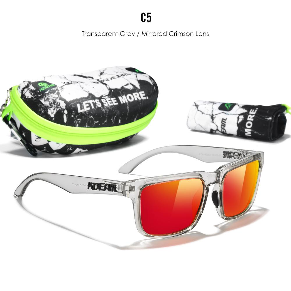 KDEAM Large Size Men's Sunglasses Polarized Photochromic Night Vision Goggles Oversized Sun Glasses With 154mm Width KD332 PLUS