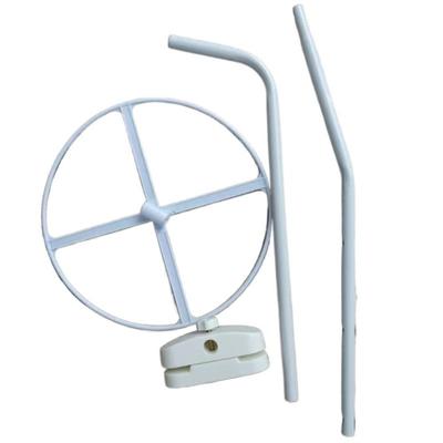 Mosquito Net Accessories Iron Mosquito Net Stand White Durable Mosquito Bar Frame Round Canopy Holder Rack Baby Crib Cot