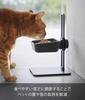 Yamazaki Pet Food Bowl W14 x x Nooks Suitable for pet food and water Dishwasher and microwave (Yamazaki Industries) Height-Adjustable Stand, Black.