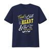 Trust In The Lord With All Your Heart Bible Verse T Shirt Vintage Washed Stretched Soft Comfortable Top For Everyday Wear
