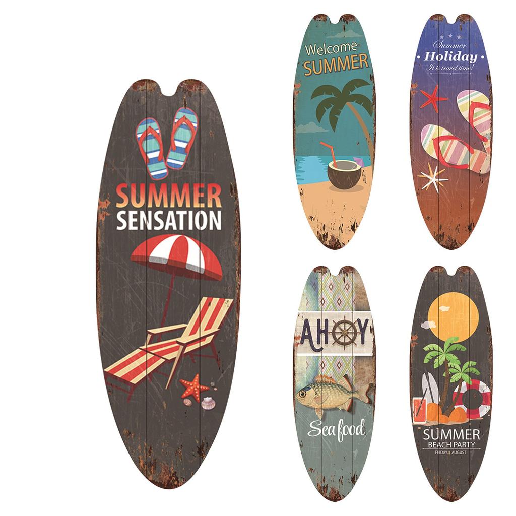 Casual Home Decor Placă de surf din lemn Vintage Placă de surf Placă din lemn Atârnat în stil de plajă