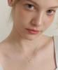 Tatiana (Silver 925) Cubic Ring Ribbon Necklace Nz2176