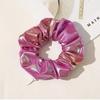 1pc Women's Multi Color Colorful PU Zipper Large Intestine Hair Ring Fashion Headband Hair Accessories Suitable for Parties