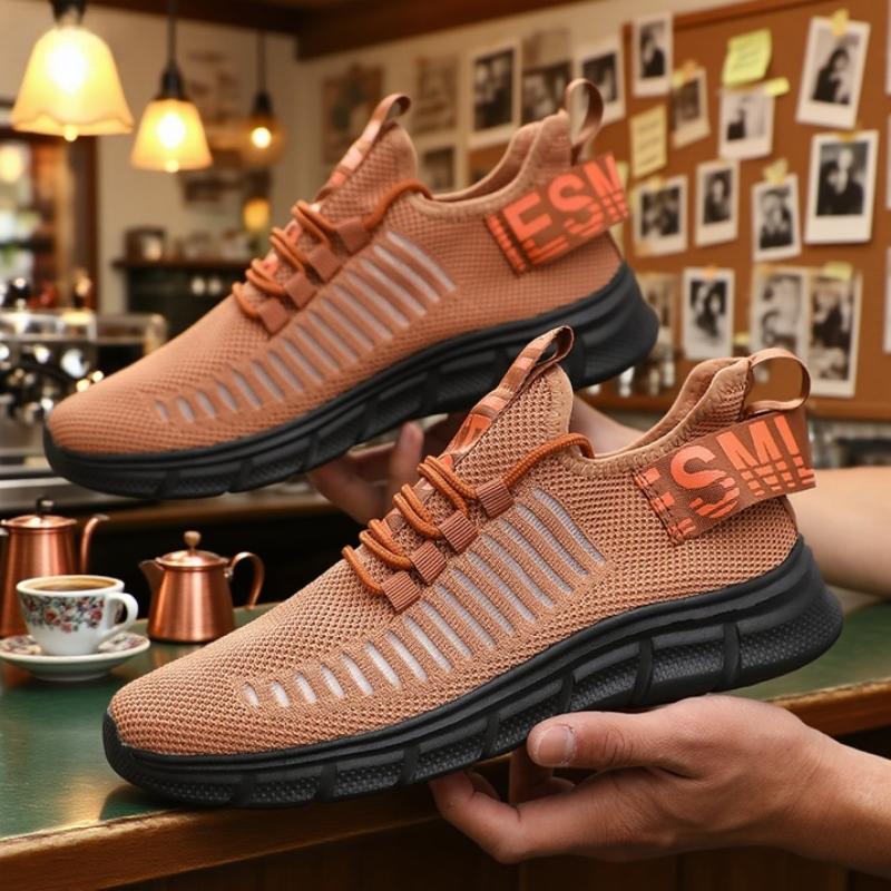 Breathable Women Sneakers Fashion Gym Casual Light Walking Shoes Fashion Soft Soled Comfortable Striped Tennis Sneakers For Men