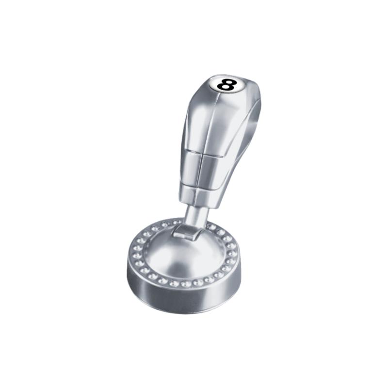

Car one click start stop button decoration - Car interior - Engine ignition start switch metal joystick decoration start серебряный