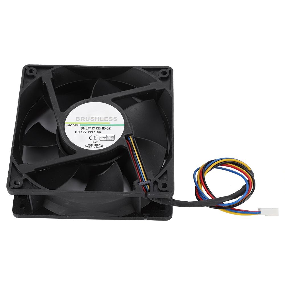 SHLF1212BHE 02 DC12V 1.6A 12CM Temperature Control PWM Cooling Fan Cooler
