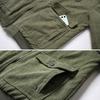 Men Autumn Winter Solid Color Jacket Lapel Long Sleeve Flap Pockets Zipper