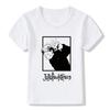 Anime Jujutsu Kaisen Cartoon Print Kinder T-Shirts Kinder T-Shirt Damen T-Shirt Jungen Oberteil Erwachsene Kinder Eltern-Kind Männer Baumwolle T-Shirt