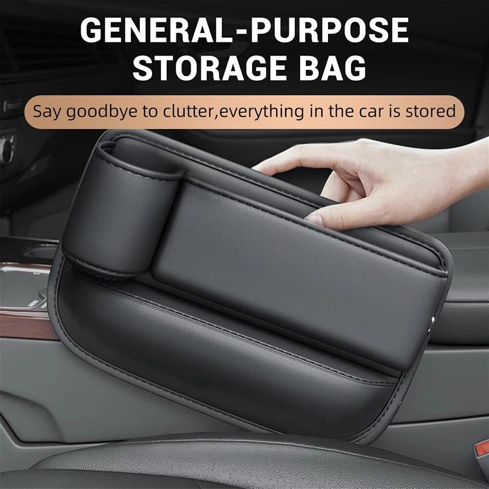 Premium Car Seat Gap Organizer Multifunction Console Side Storage Box with Cup Holder Car Interior Storage Pocket Storage Box
