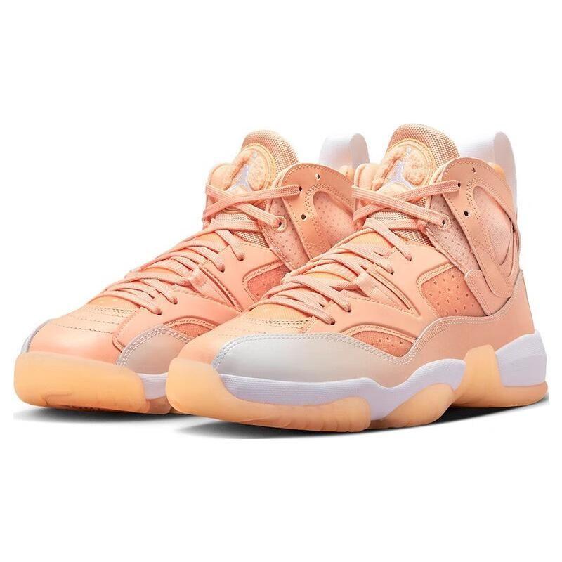 Air Jordan Jumpman Two Trey Arancione Artico Scarpe da Ginnastica da Donna Bianco DR9631-800