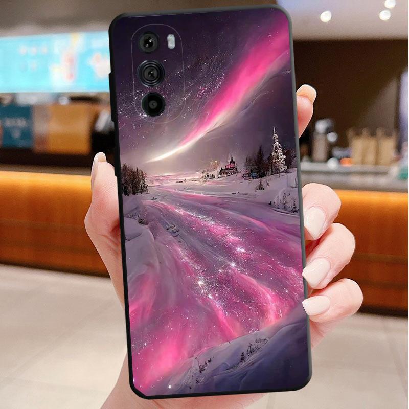 

Magic Sceneary Aurora Phone Case For Motorola Edge 60 50 40 Pro 60 50 40 30 Ultra Neo Fusion Moto G Play G Stylus G Carcasas Moto edge 60 neo