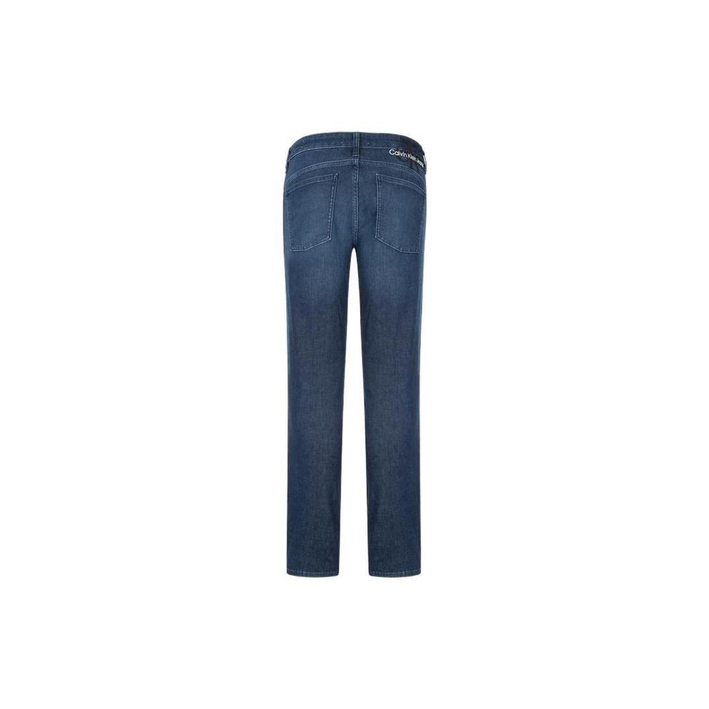 Calvin Klein Jeans Men's Blue Black Moderate Straight Fit Pants J322647-1BJ