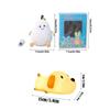 Cute Puppy/Pear Shape Patting Small Night Lamp Silicone Touch Sense Night Light Kids Sleep Light Desktop Decorations